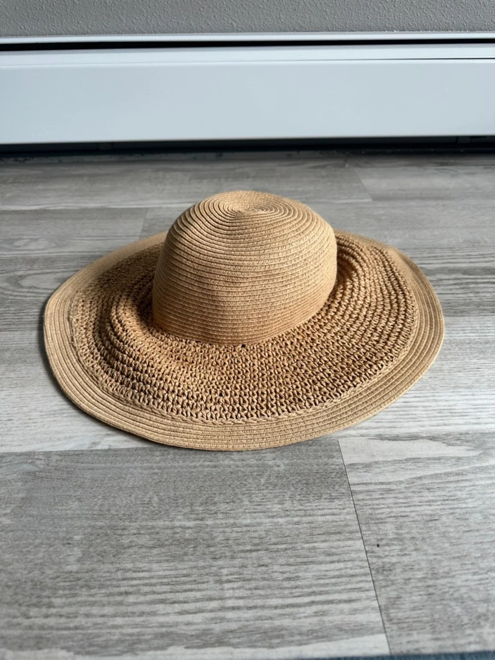 J. Crew Tan Paper Sun Hat